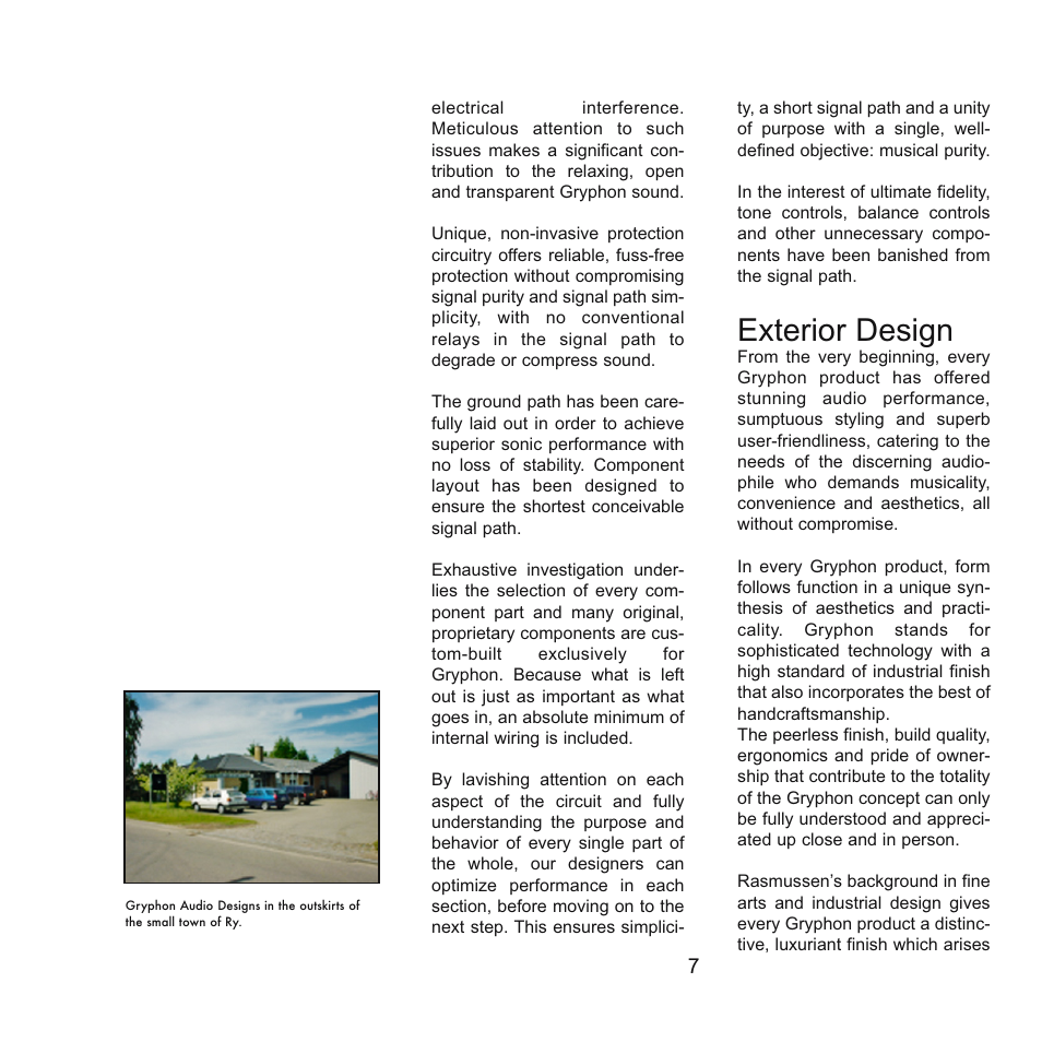 Exterior design | Gryphon Atilla User Manual | Page 7 / 18