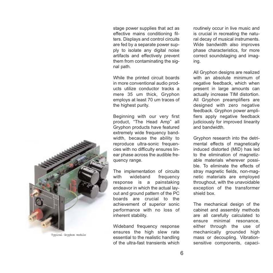 Gryphon Mikado Signature User Manual | Page 6 / 12