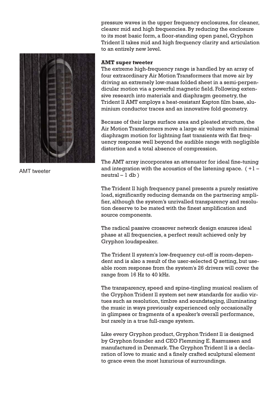 Gryphon Trident II User Manual | Page 11 / 21