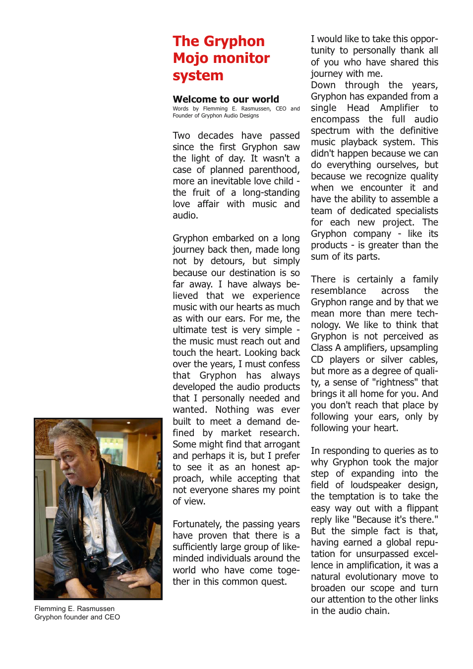 The gryphon mojo monitor system | Gryphon Mojo User Manual | Page 4 / 15