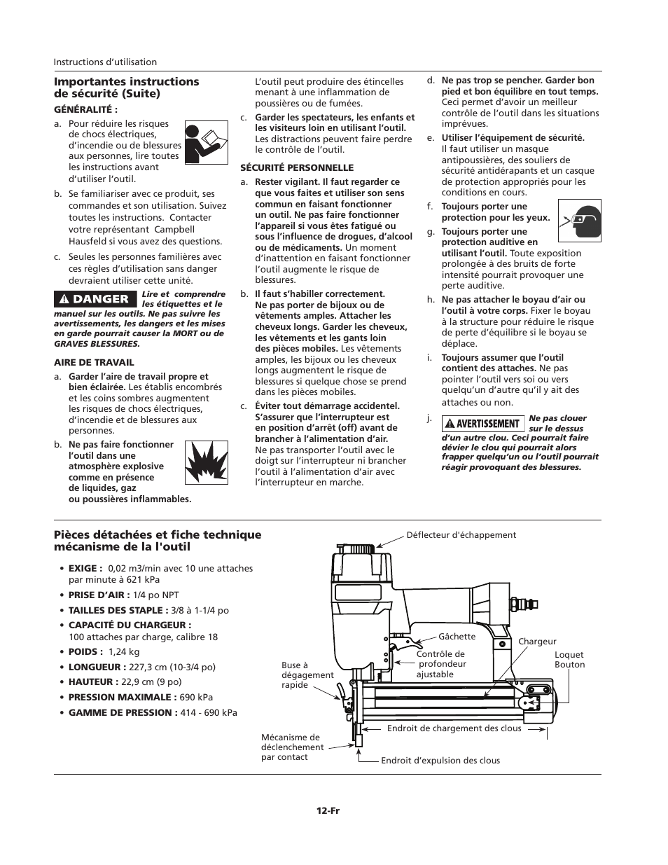 Campbell Hausfeld IFN00300 User Manual | Page 12 / 32