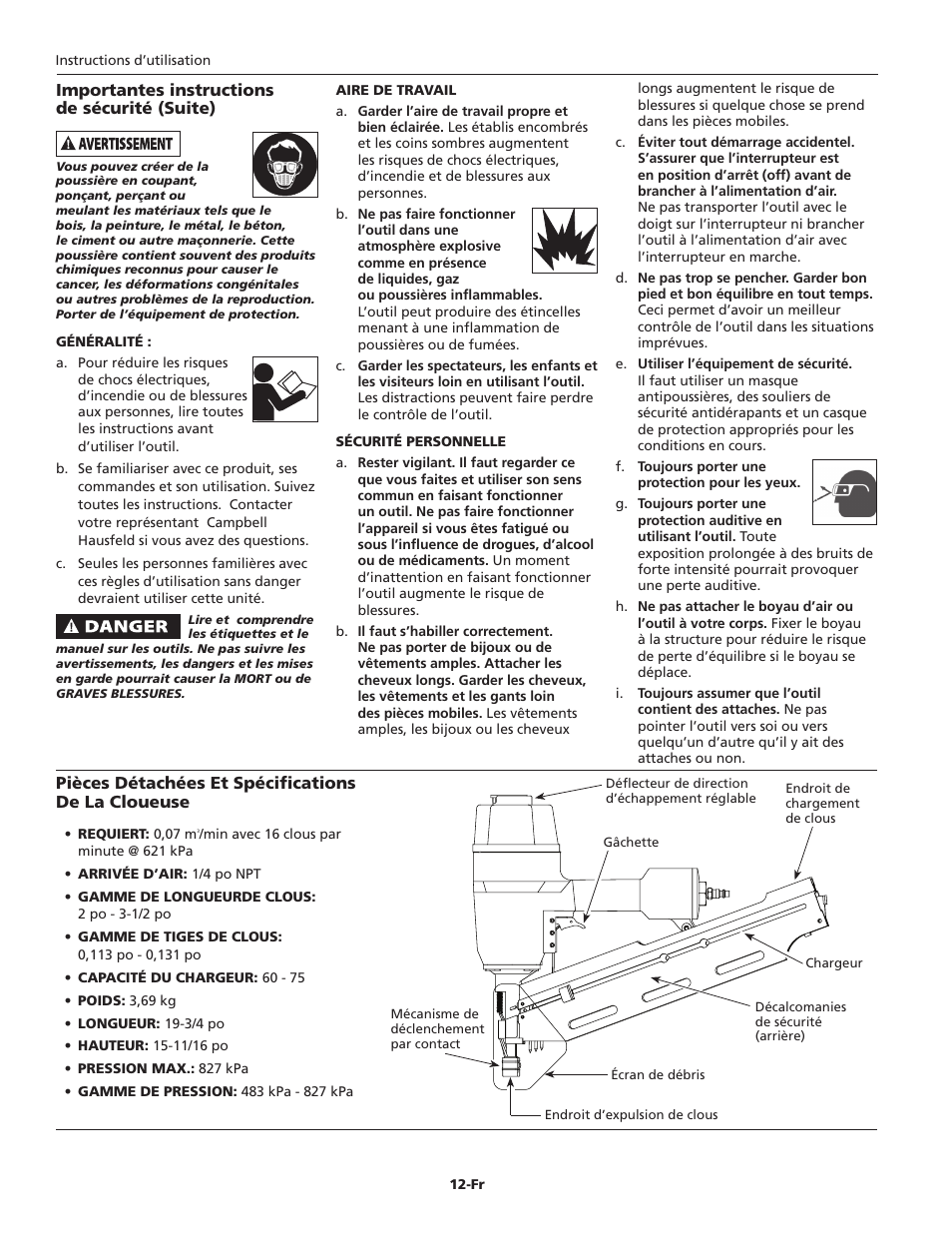 Campbell Hausfeld IN715703AV User Manual | Page 12 / 32