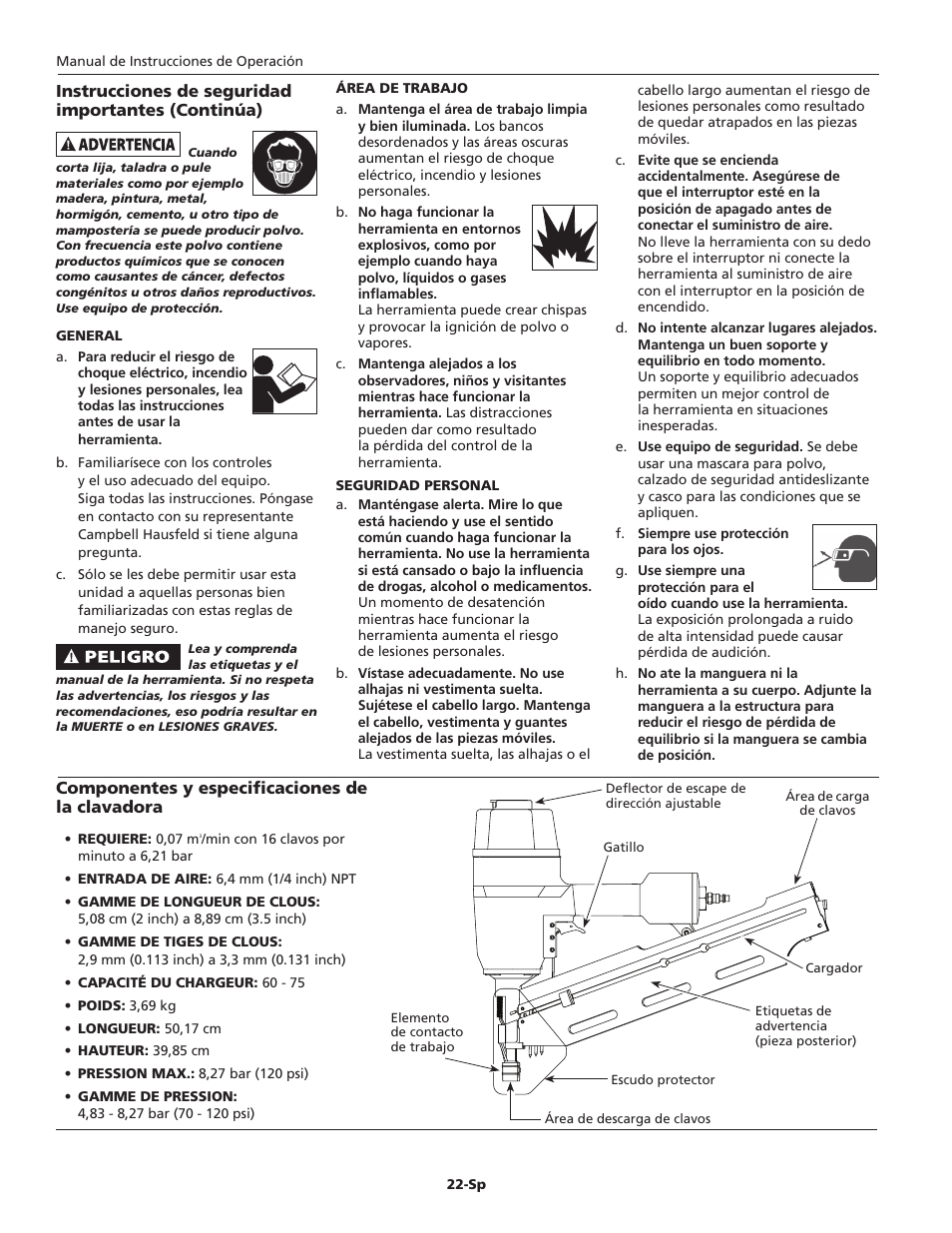 Campbell Hausfeld IN715703AV User Manual | Page 22 / 32