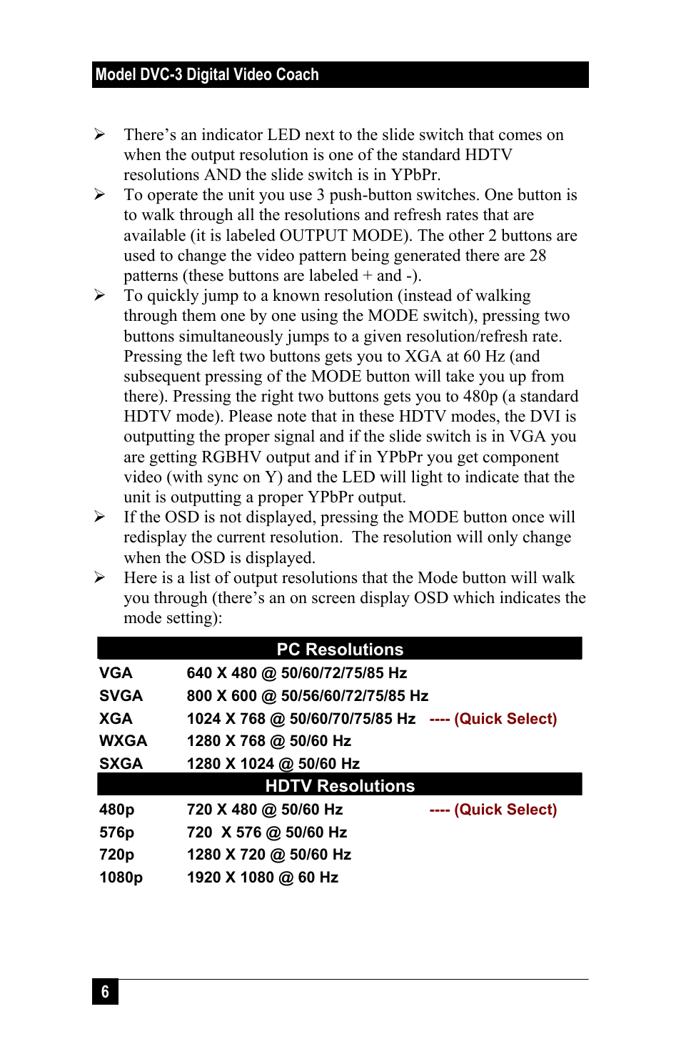 Hall Research DVC-3 User Manual | Page 8 / 16