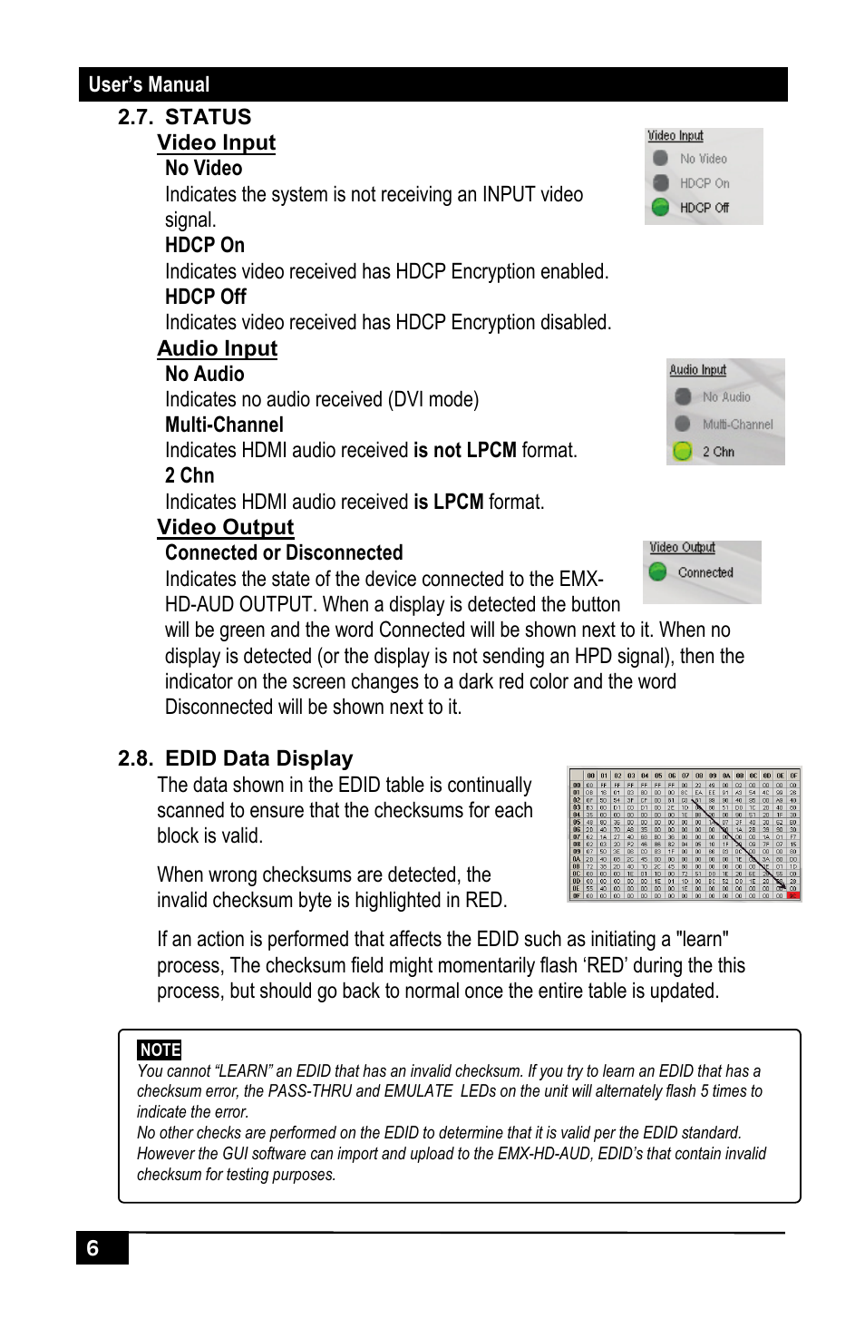 Hall Research EMX-HD-AUD User Manual | Page 8 / 12