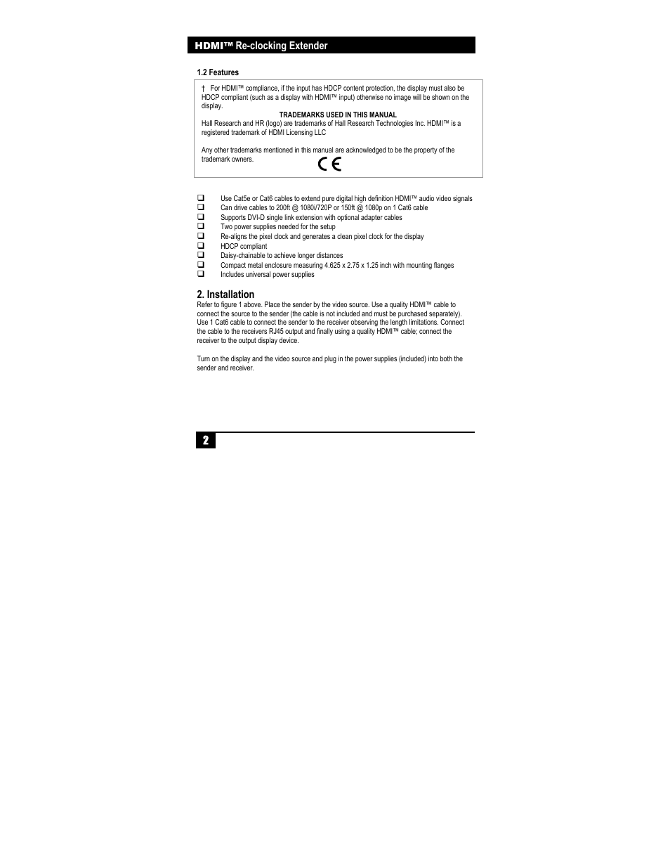 Hall Research UH-1C User Manual | Page 4 / 8