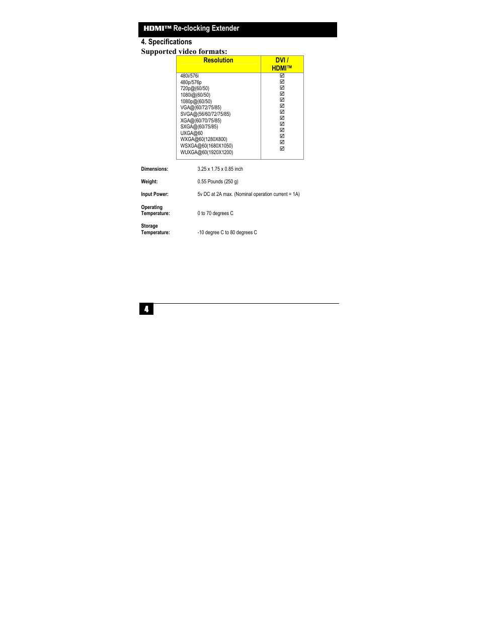 Hall Research UH-2C-S-DP User Manual | Page 6 / 8