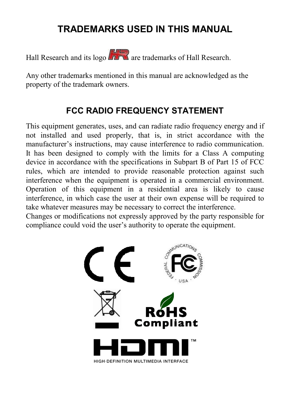 Hall Research UH-2D-S-DP User Manual | Page 2 / 8