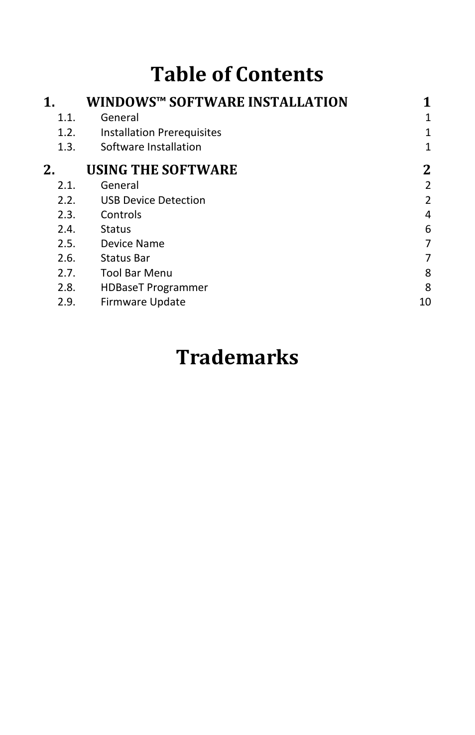 Hall Research UHBX-3S User Manual | Page 2 / 13