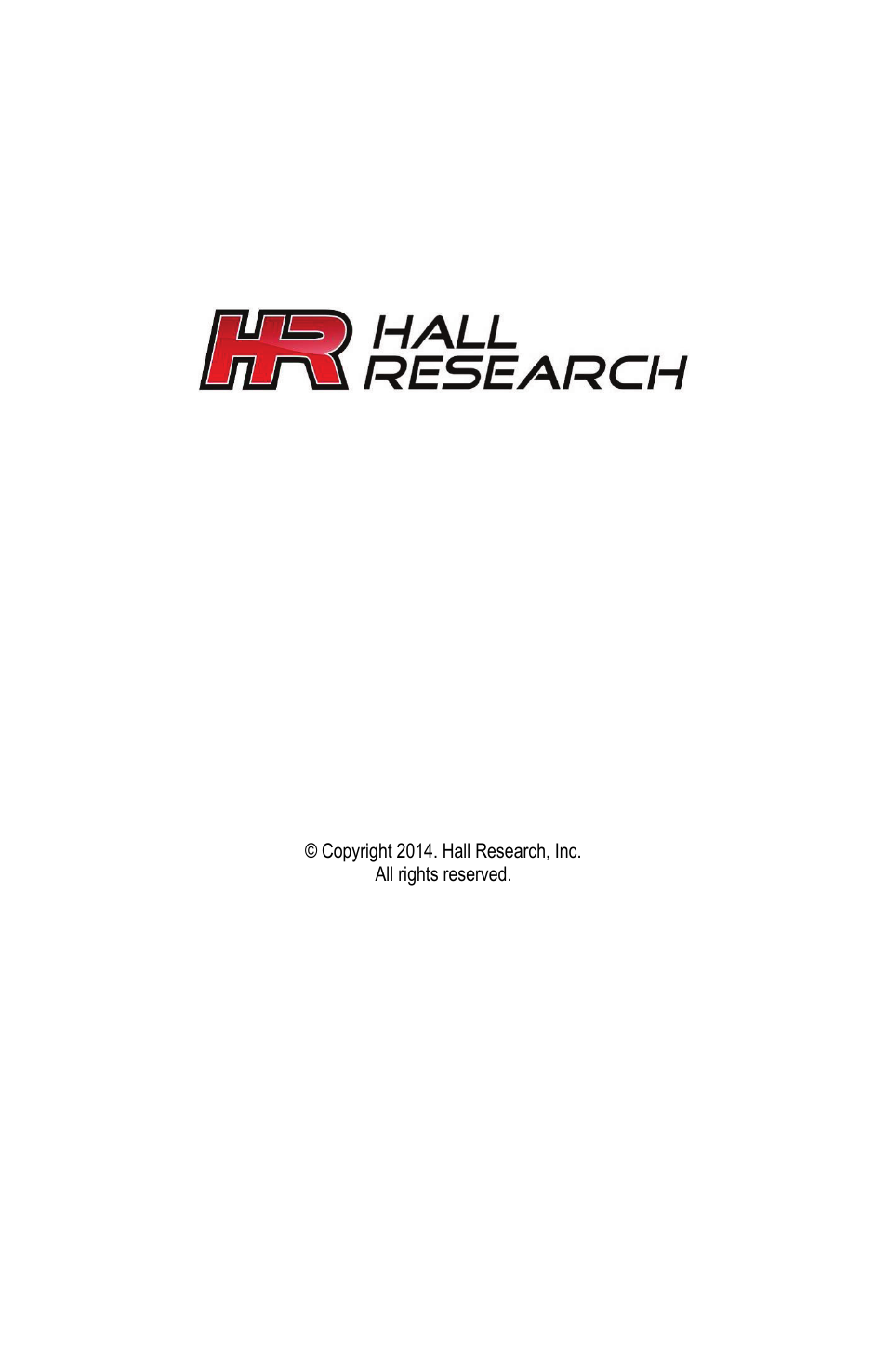 Hall Research UHBX-8X User Manual | Page 8 / 8