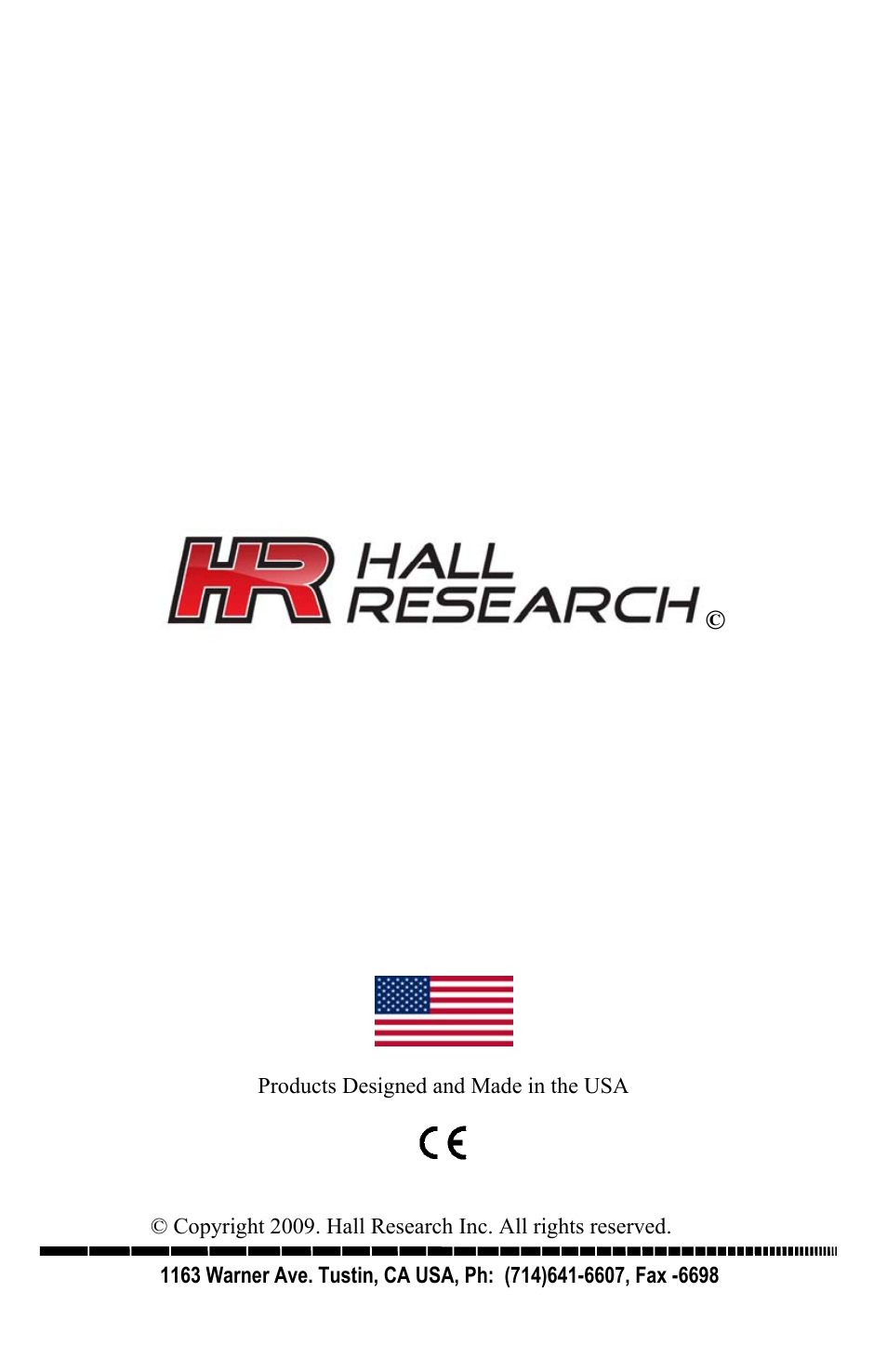 Hall Research UV232-8 User Manual | Page 16 / 16