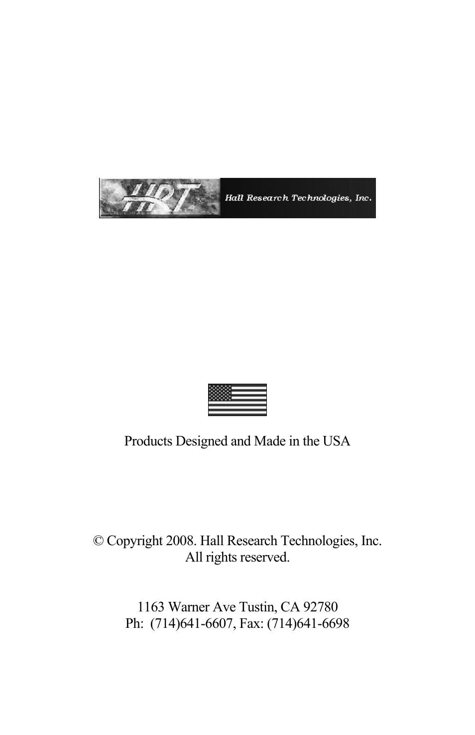 Hall Research URA-RS232-C User Manual | Page 12 / 12