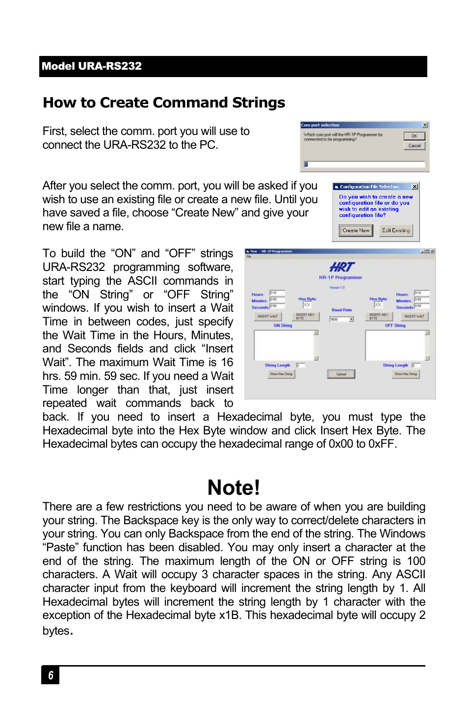 Hall Research URA-RS232-C User Manual | Page 6 / 12