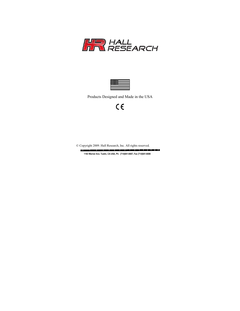 Hall Research UVA-24 User Manual | Page 16 / 16