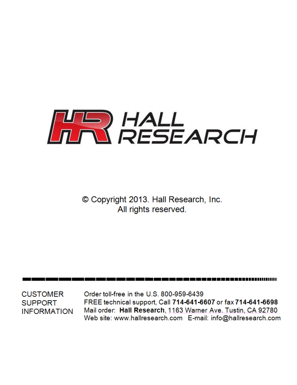 Hall Research USB3-EXT-16 User Manual | Page 4 / 4