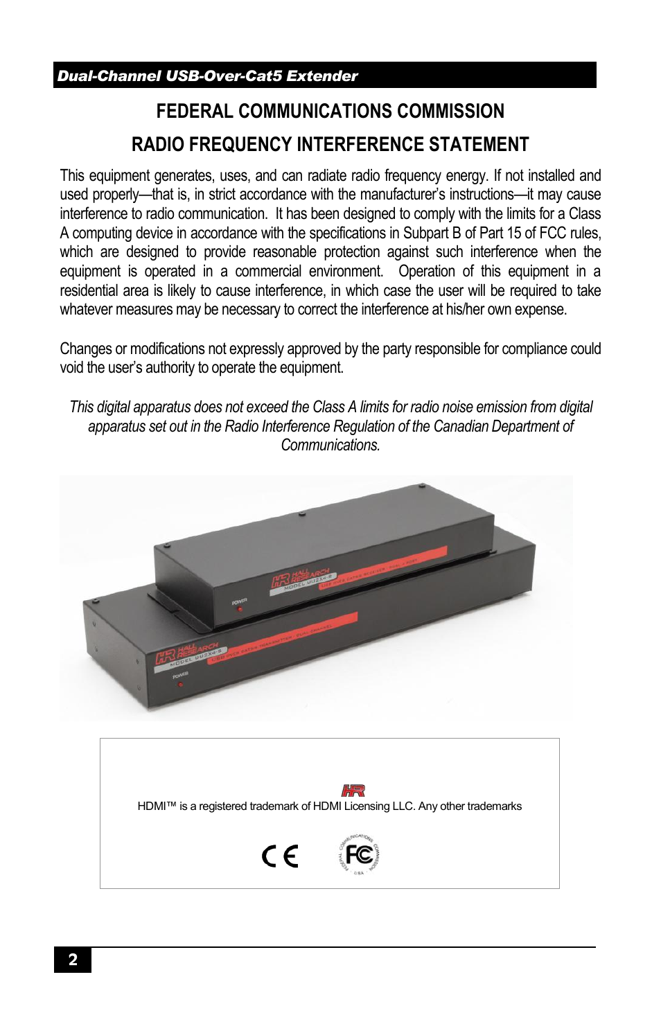 Hall Research UU-2X4 User Manual | Page 4 / 12