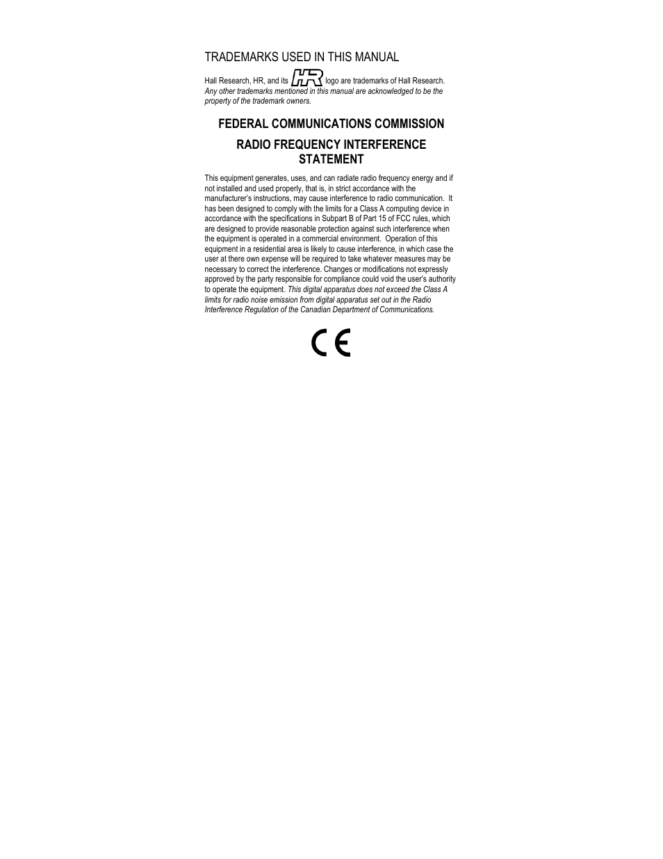 Hall Research UV232B-S User Manual | Page 3 / 12