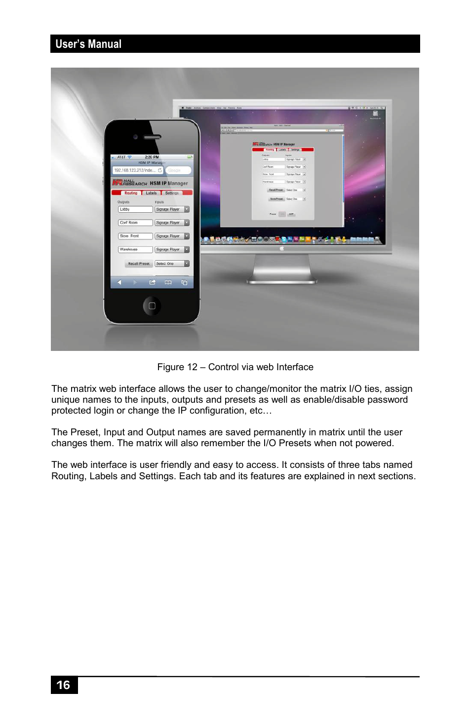 Hall Research HSM-I-04-04 User Manual | Page 18 / 28