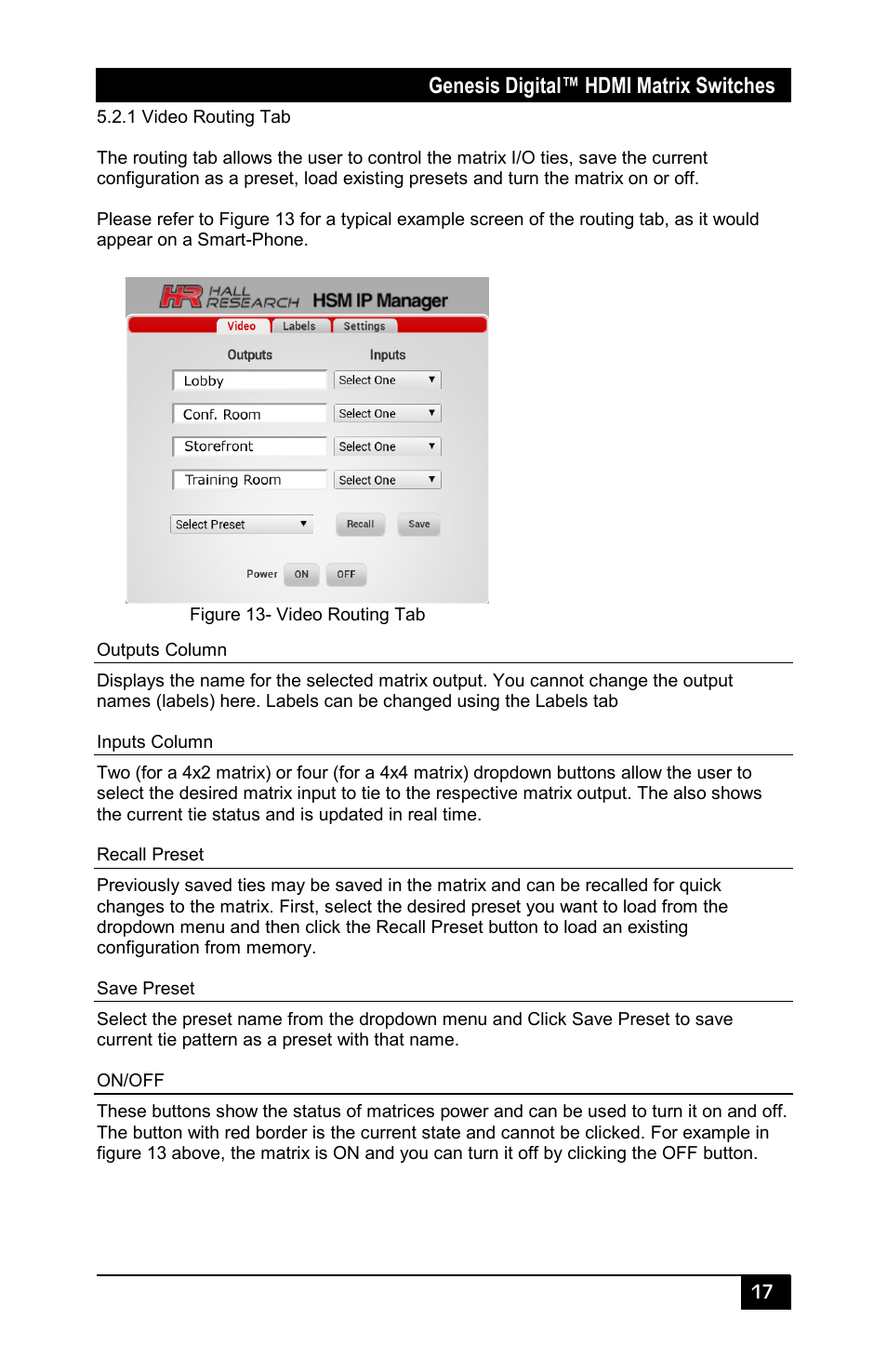 Hall Research HSM-I-04-04 User Manual | Page 19 / 28