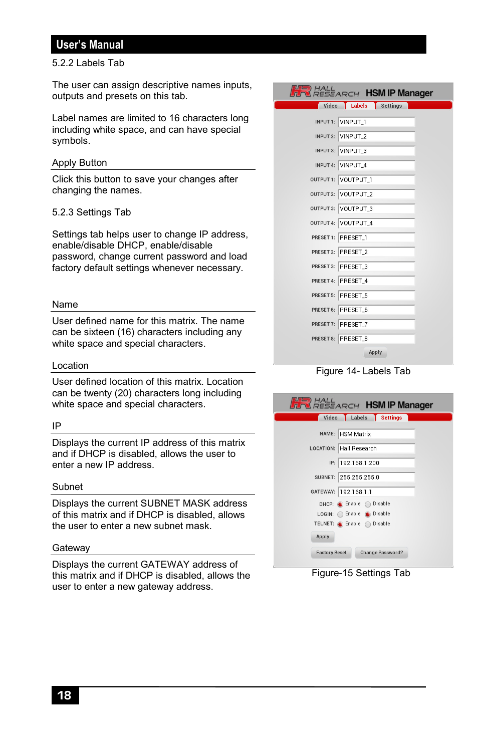 Hall Research HSM-I-04-04 User Manual | Page 20 / 28