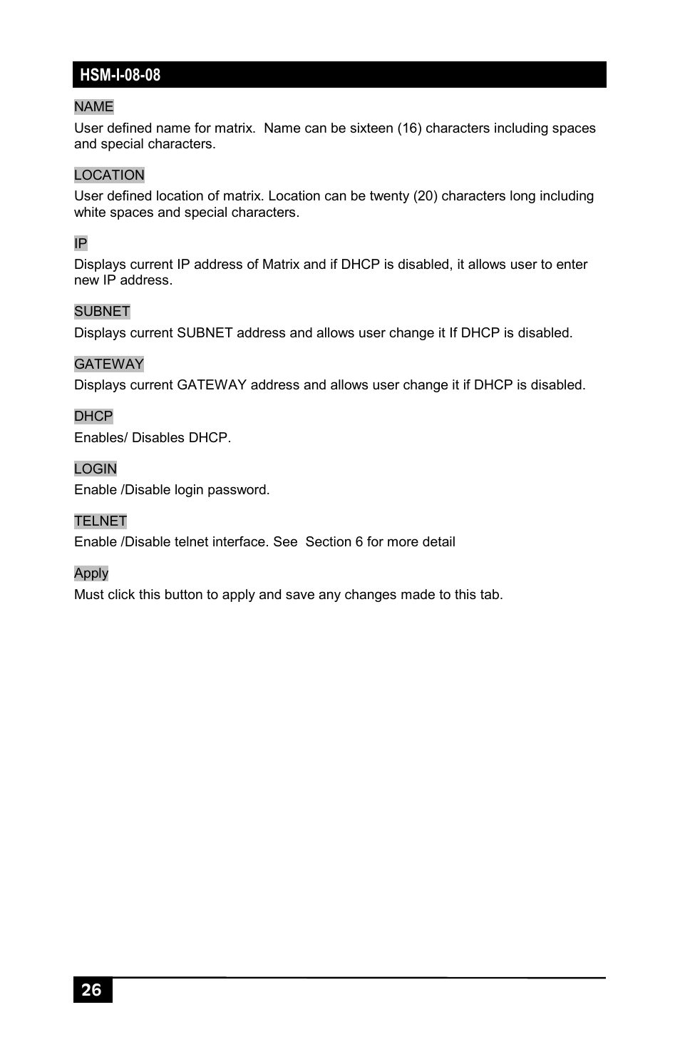 Hall Research HSM-I-08-08 User Manual | Page 28 / 40