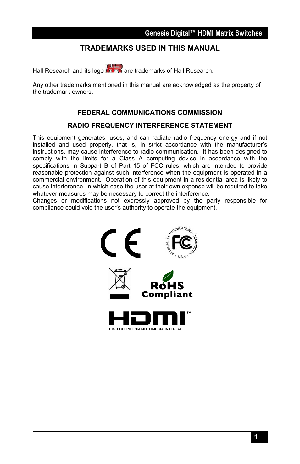 Hall Research HSM-I-08-08 User Manual | Page 3 / 40