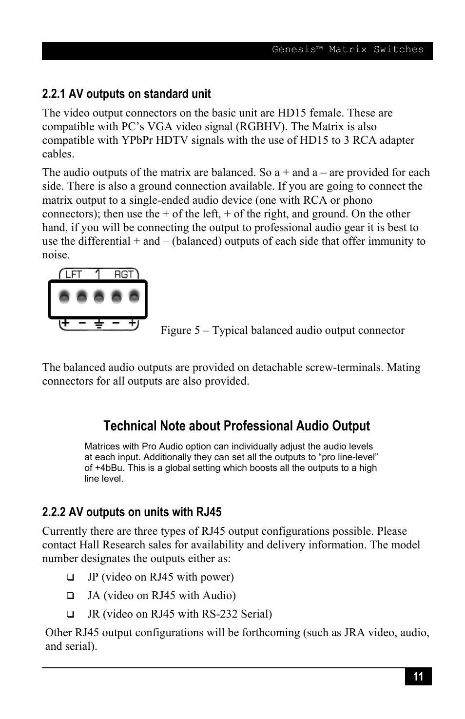 Hall Research VSM-I-A-16-16 User Manual | Page 13 / 48