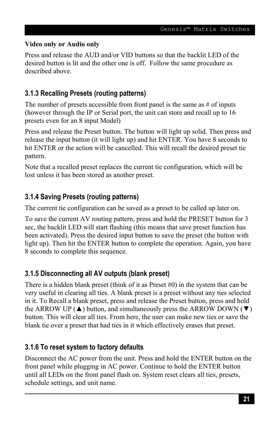 Hall Research VSM-I-A-16-16 User Manual | Page 23 / 48