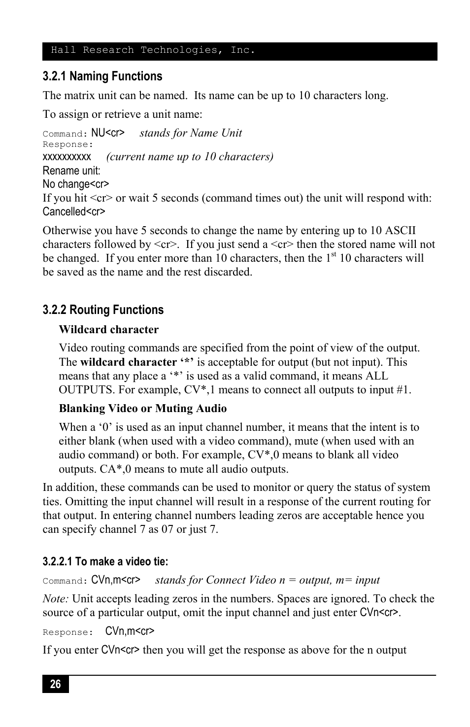 Hall Research VSM-I-A-16-16 User Manual | Page 28 / 48