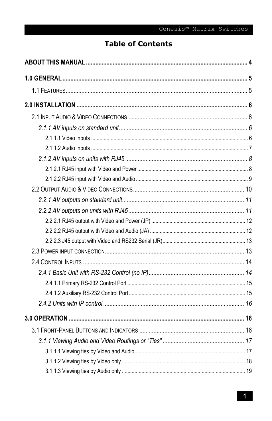 Hall Research VSM-I-A-16-16 User Manual | Page 3 / 48