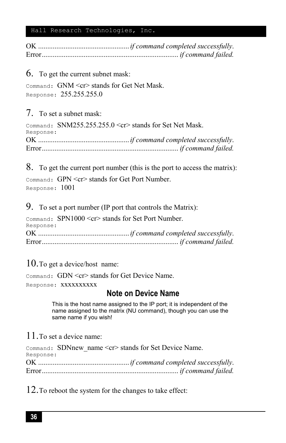 Hall Research VSM-I-A-16-16 User Manual | Page 38 / 48