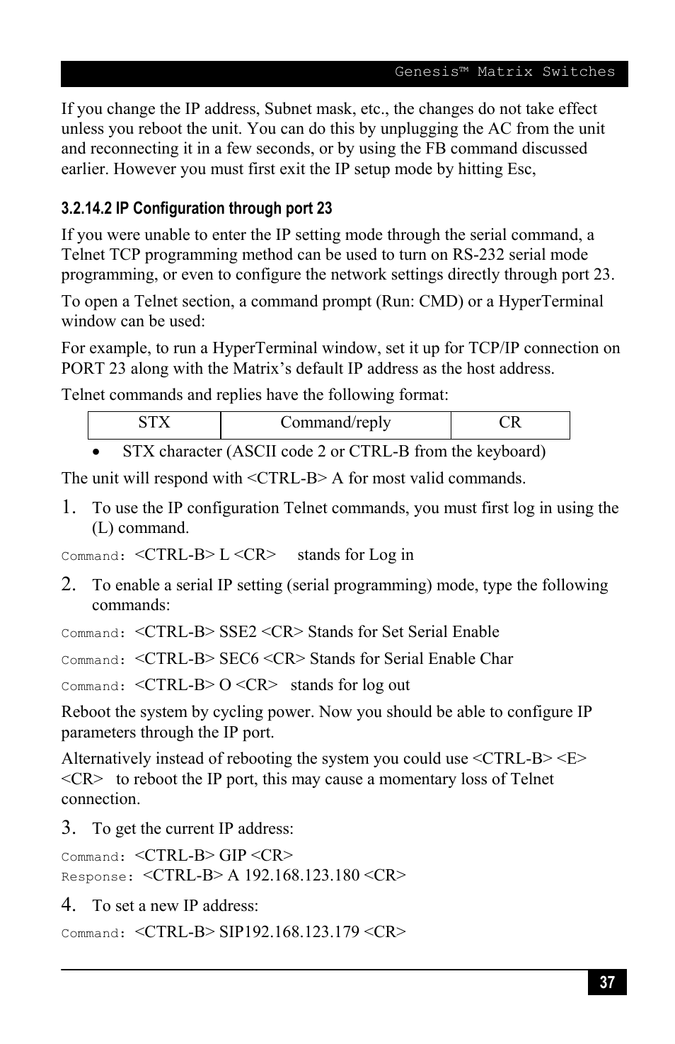 Hall Research VSM-I-A-16-16 User Manual | Page 39 / 48