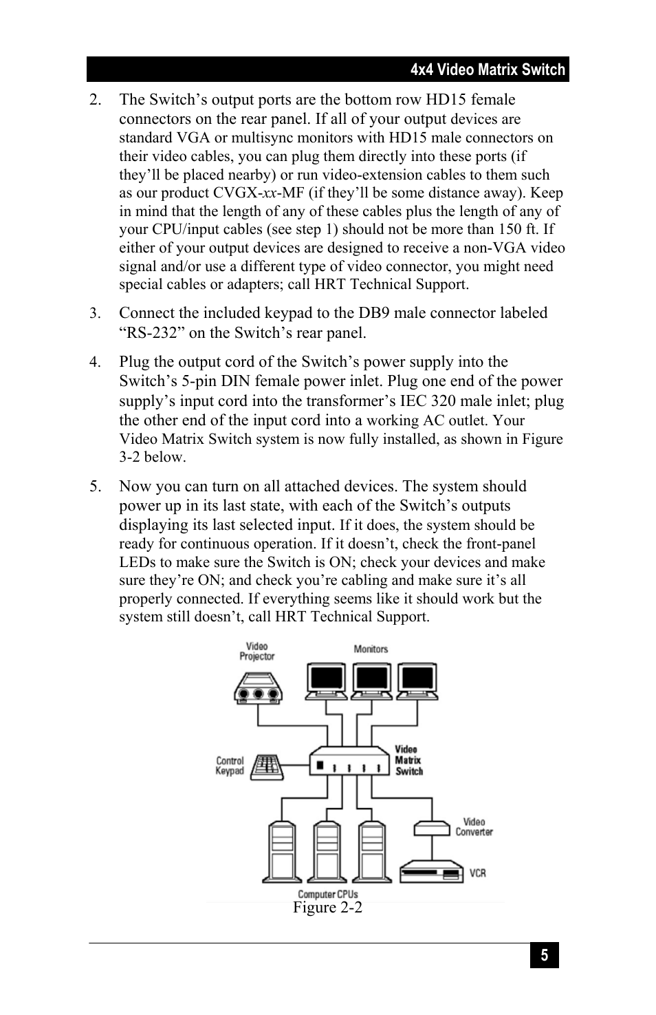 Hall Research VSM-404 User Manual | Page 7 / 16