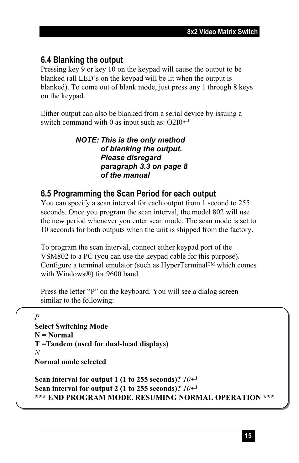 Hall Research VSM-802B User Manual | Page 17 / 20