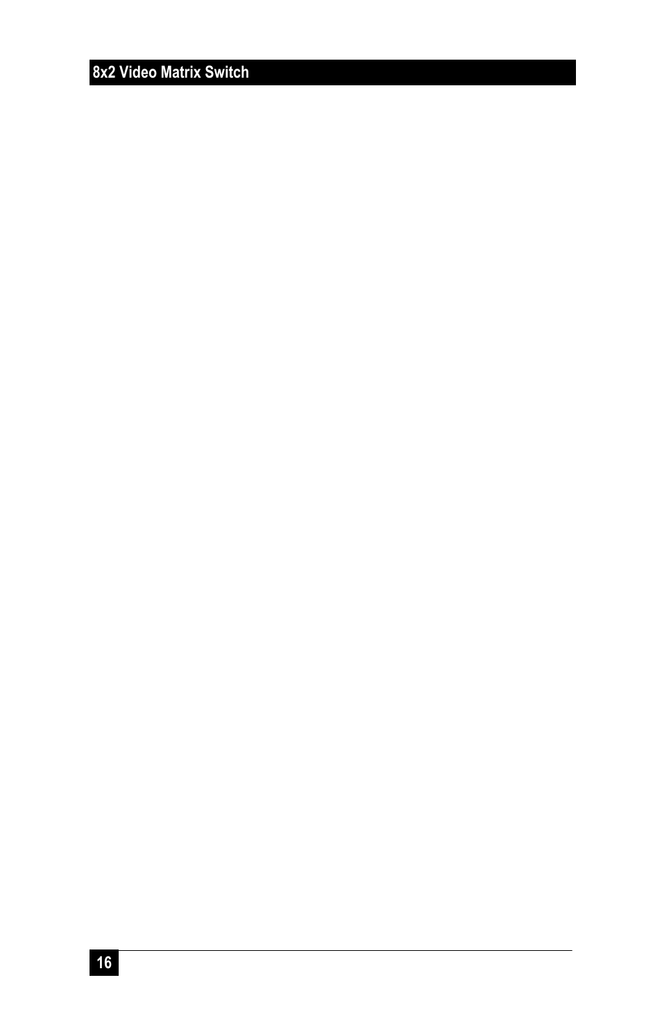 Hall Research VSM-802B User Manual | Page 18 / 20