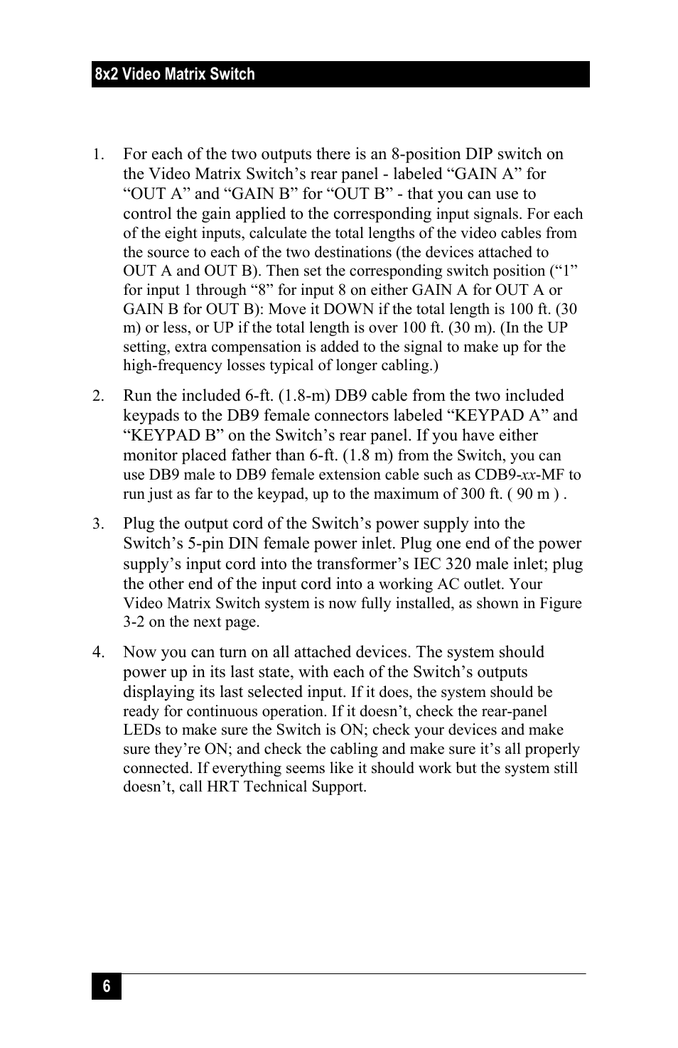 Hall Research VSM-802B User Manual | Page 8 / 20