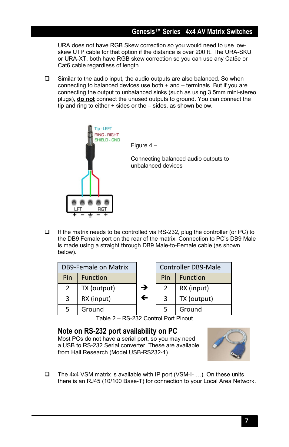 Hall Research VSM-I-A-4-JA4 User Manual | Page 9 / 32