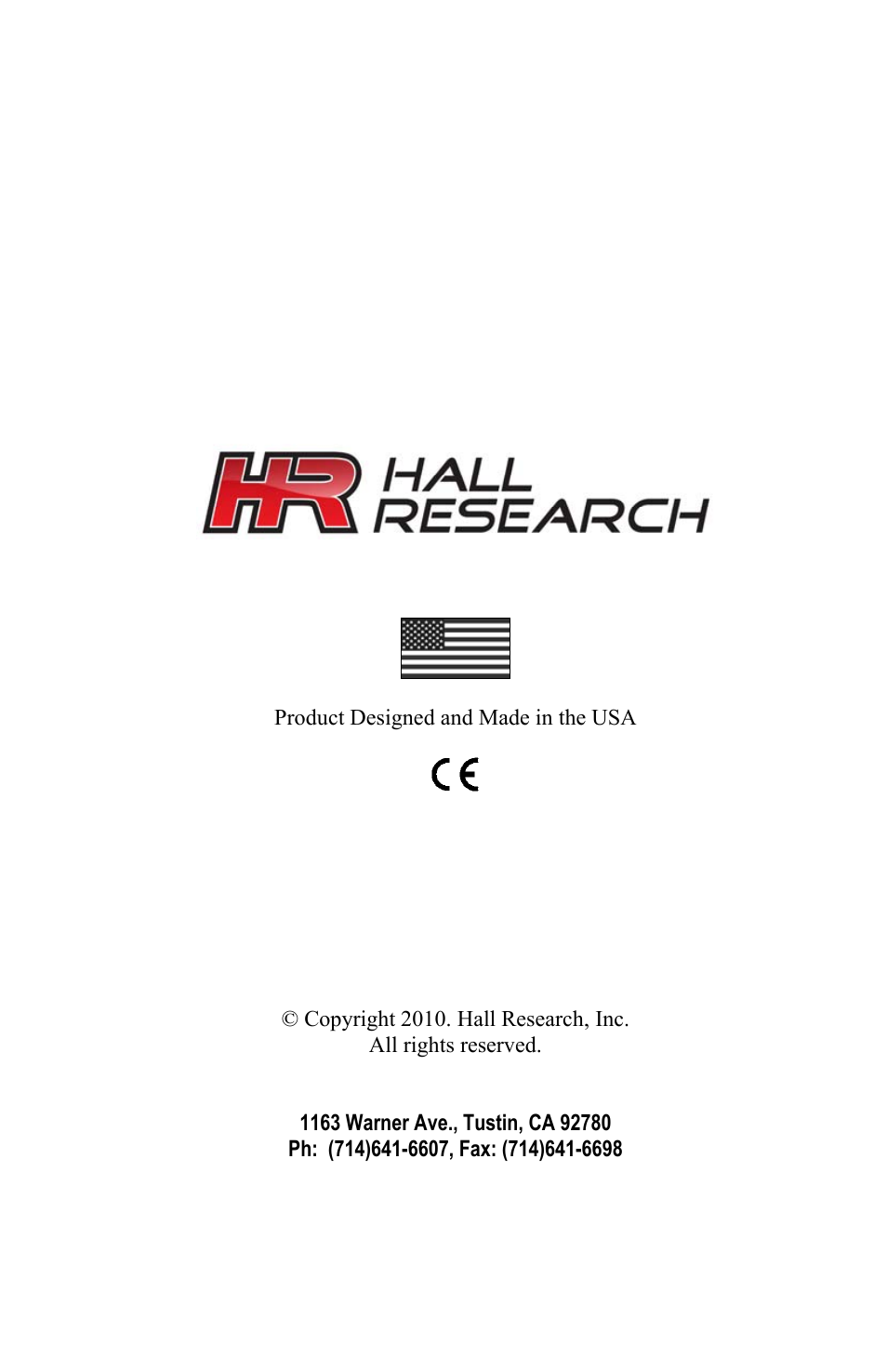 Hall Research UD2A-EDID-S User Manual | Page 20 / 20