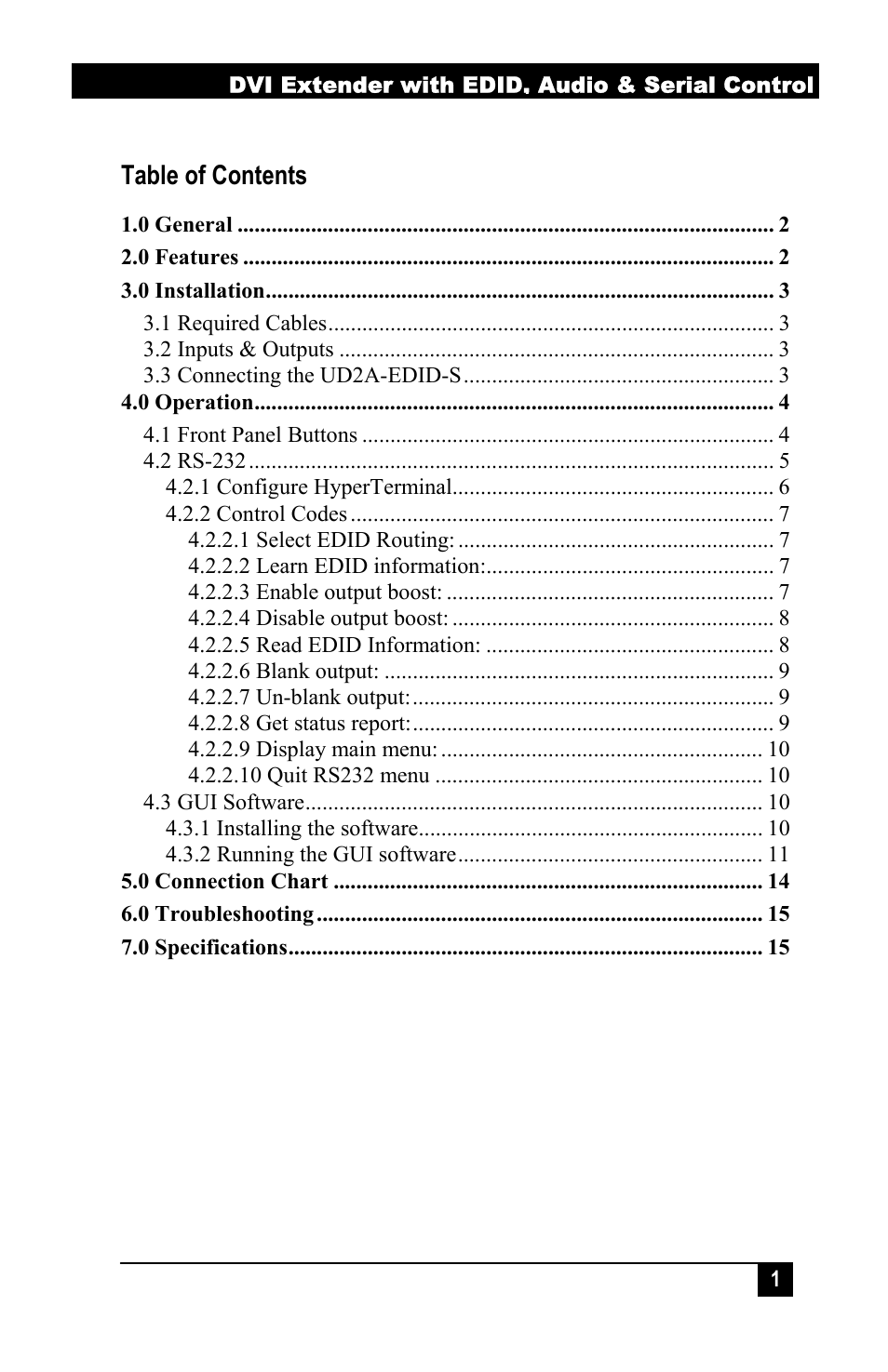 Hall Research UD2A-EDID-S User Manual | Page 3 / 20