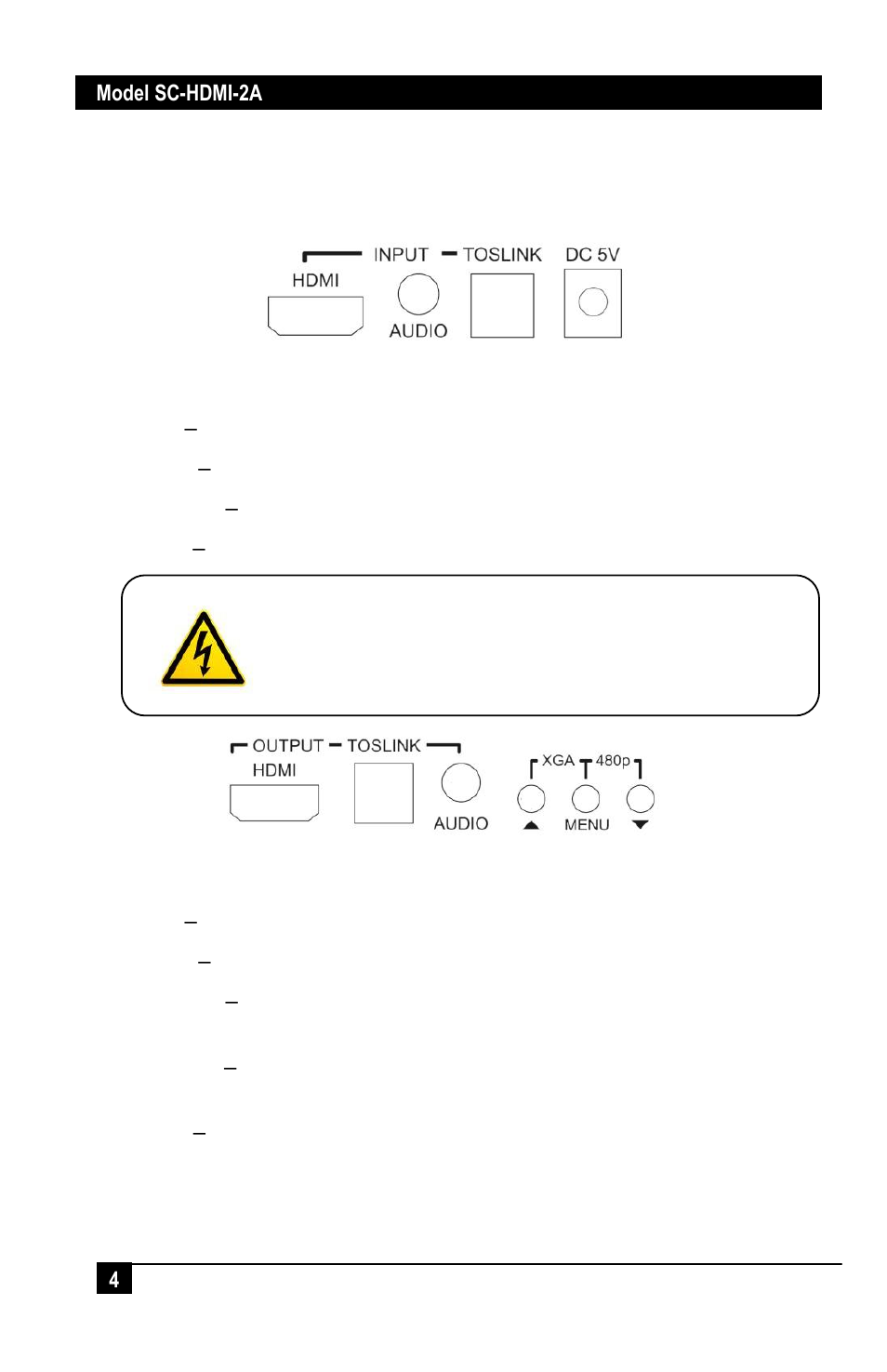 Installation | Hall Research SC-HDMI-2A User Manual | Page 6 / 14