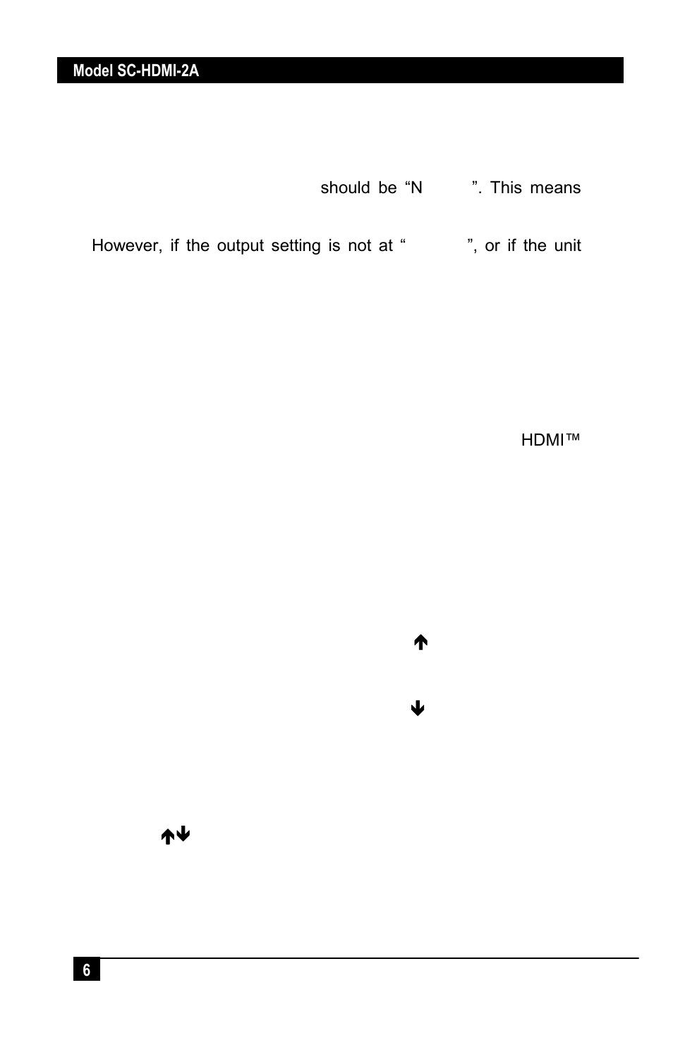 2 obtaining an image on the screen, 3 setting the output resolution | Hall Research SC-HDMI-2A User Manual | Page 8 / 14