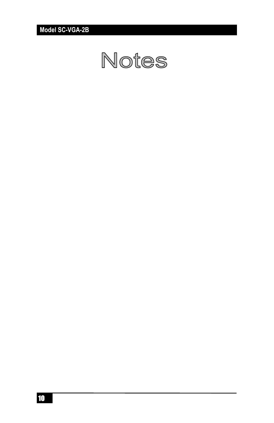 Hall Research SC-VGA-2B User Manual | Page 12 / 16