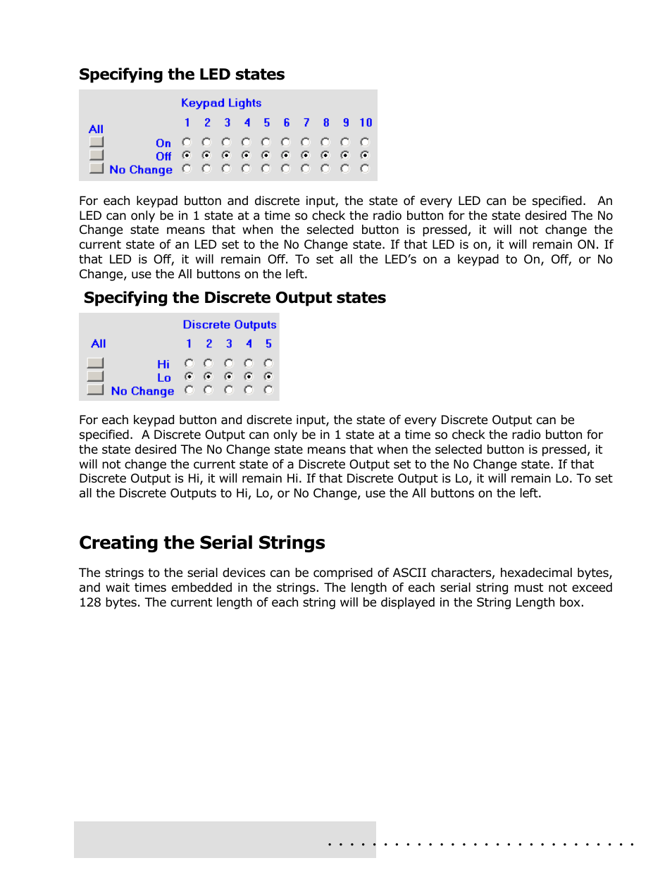 Creating the serial strings | Hall Research SER-HUB-C1 User Manual | Page 7 / 12