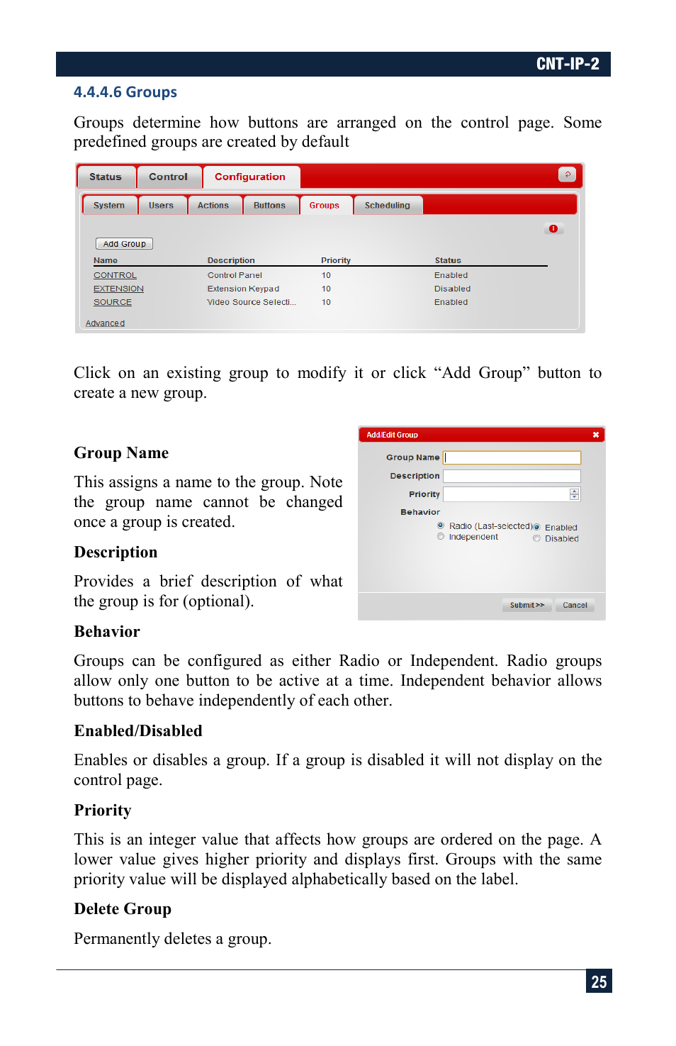 Hall Research CNT-IP-2 User Manual | Page 25 / 29