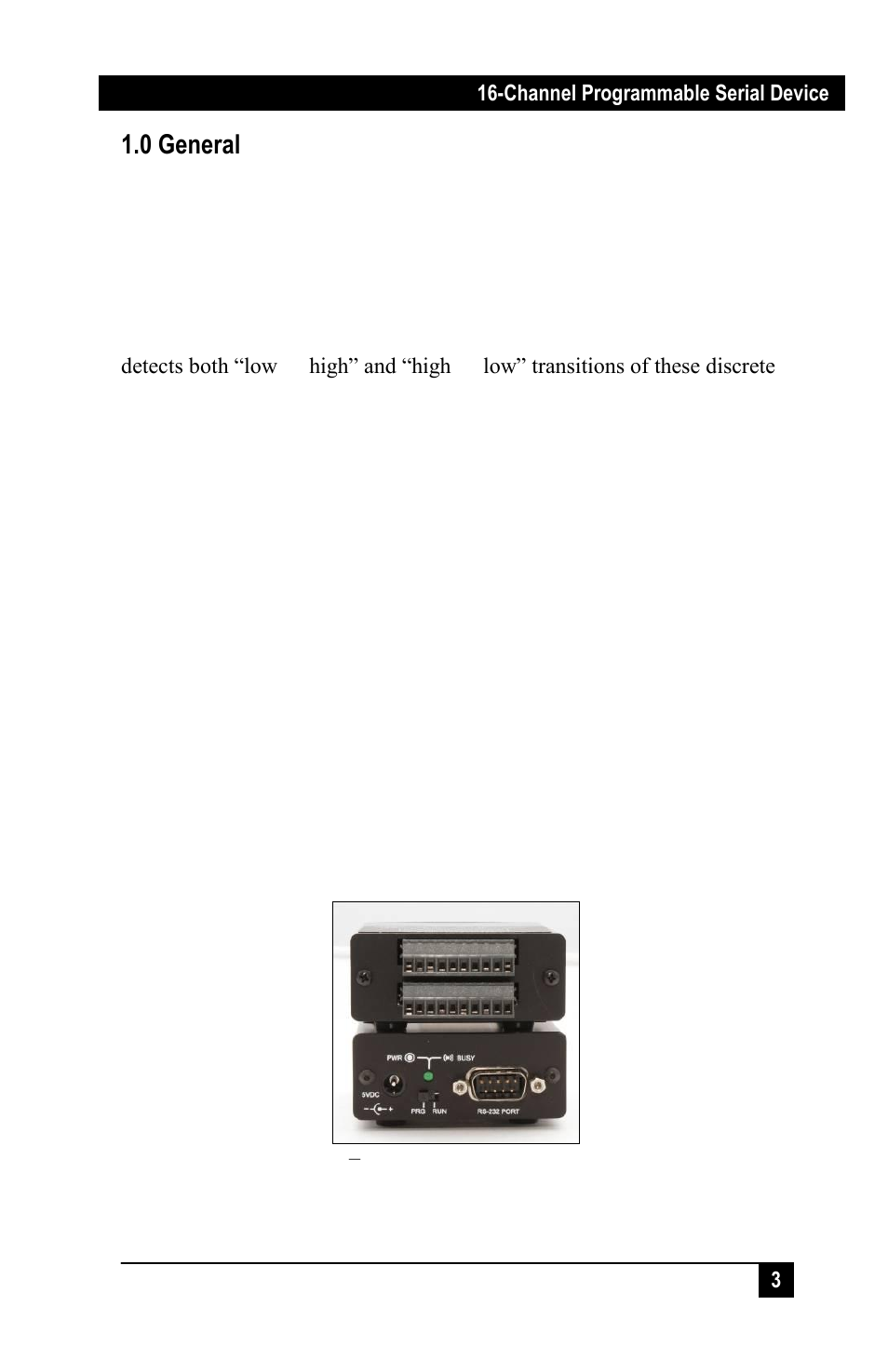 0 general | Hall Research HR-16P User Manual | Page 5 / 12