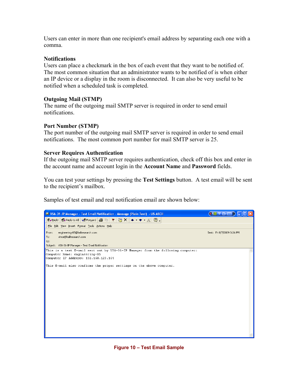 Hall Research VSA-31-IP User Manual | Page 9 / 16