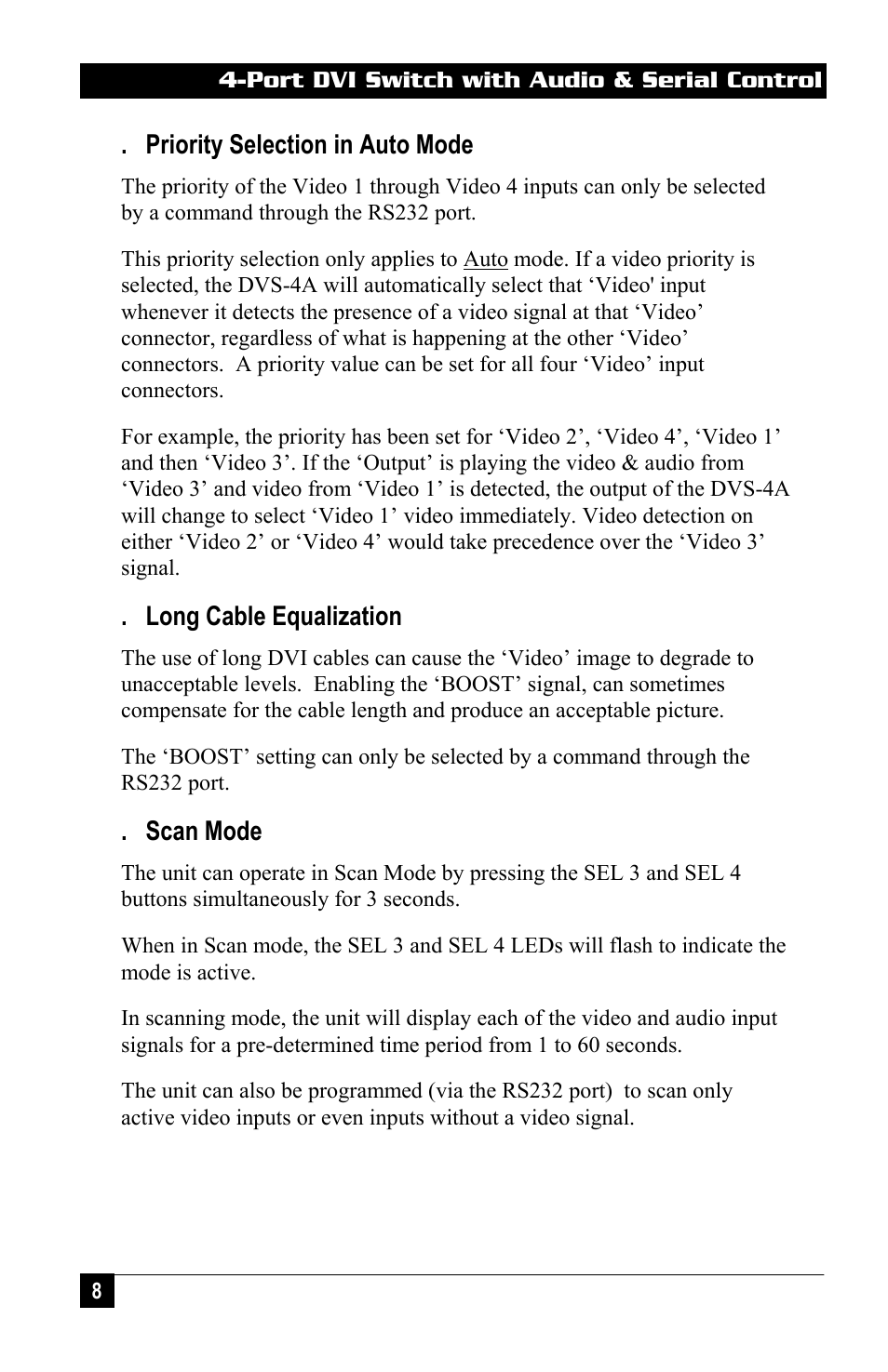 Hall Research DVS-4A User Manual | Page 10 / 24