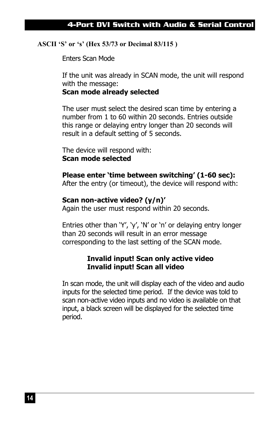 Hall Research DVS-4A User Manual | Page 16 / 24