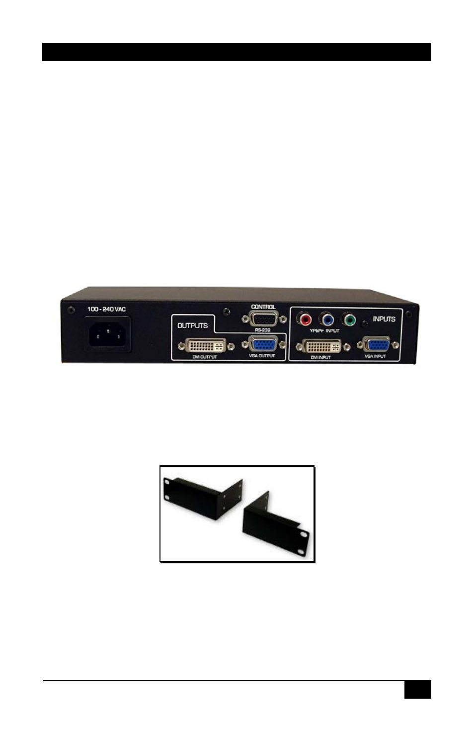 Installation, 1 connecting the video inputs and outputs | Hall Research SC-1080D User Manual | Page 7 / 20