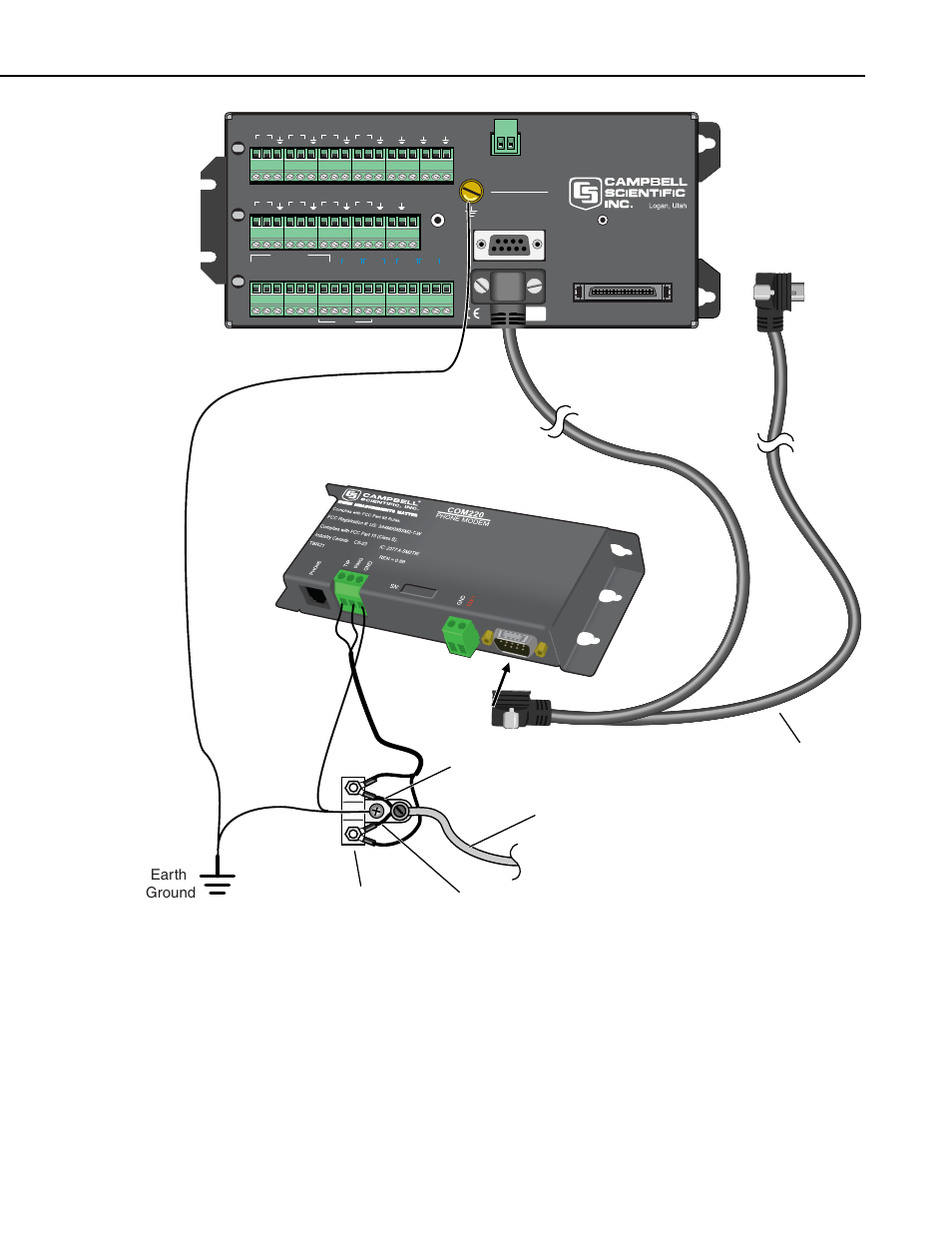 Com220 telephone modem, Cr1000 | Campbell Hausfeld COM220 User Manual | Page 9 / 36